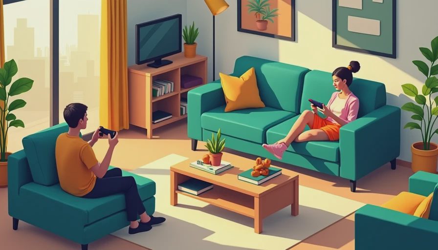 Visual context for cozy switch games